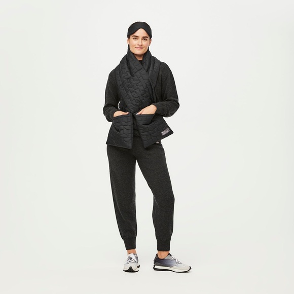 Figs Quilted‎ Puffer Scarf NWT - Picture 1 of 5